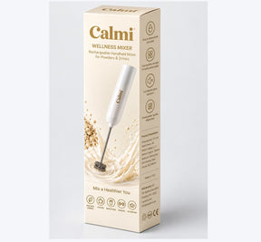 Calmi Wellness Mixer – Rechargeable Handheld Electric Mixer for Protein, & Wellness Drinks
